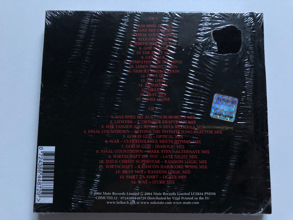 Laibach – Anthems / 2CD, containing 44 page booklet with essential Laibach paintings and songs from 1980-2004 / More than 150mins of music including previously unreleased material / Mute 2x Audio CD 2004 / CDMUTEL12 