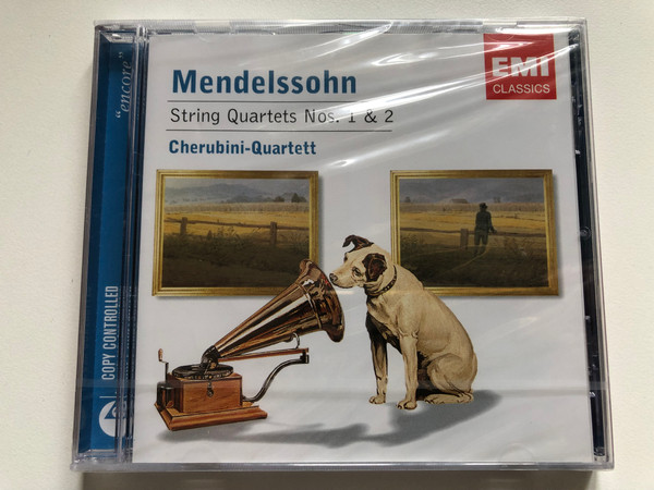 Mendelssohn - String Quartets Nos. 1 & 2 - Cherubini-Quartett / EMI Classics Audio CD 2004 Stereo / 724358569223