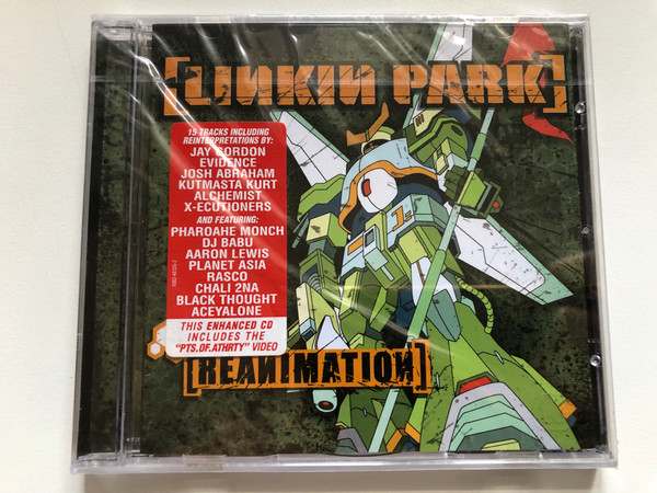 Linkin Park – Reanimation / 15 Tracks Including Reinterpretations By: Jay Gordon, Evidence, Josh Abraham, Kutmasta Kurt, Alchemist, X-Ecutioners, and featuring: Pharoahe Monch, DJ Babu / Warner Bros. Records Audio CD 2002 / 9362-48326-2