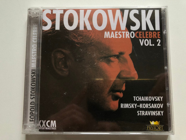 Stokowski - Maestro Celebre - Vol. 2 - Tchaikovsky, Rimsky-Korsakov, Stravinsky / History 2x Audio CD 2002 / 205654 303