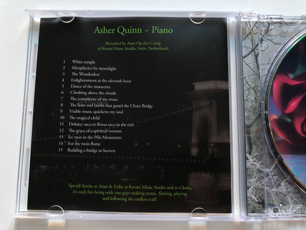 Asher Quinn - Heart And Soul Rhapsodies (improvised piano pieces) / Sziv Es Lelek Rapszodiak - zongoraimprovizaciok / Singing Stone Music Audio CD / SSM022