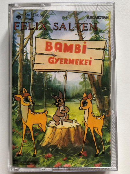 Felix Salten – Bambi Gyermekei / Hungaroton Audio Cassette 1985 Mono / MK 14006