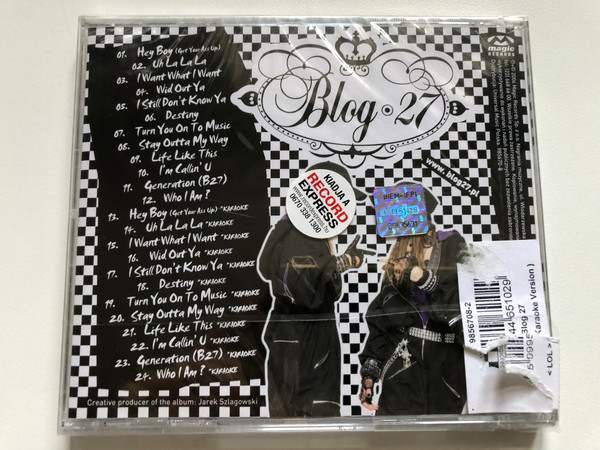 Blog 27 – < LOL > / Edycja Specjalna Plyty < LOL > / 2 premierowe piosenki, 12 wersji karaoke / Magic Records Audio CD 2006 / 985670-8