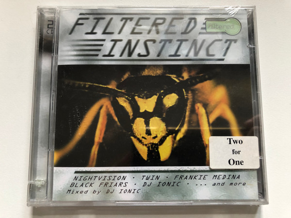 Filtered Instinct / Nightvision; Twin; Frankie Medina; Black Friars; DJ Ionic; and more / Mixed By DJ Ionic / ZYX Music 2x Audio CD 1999 / ZYX 81227-2