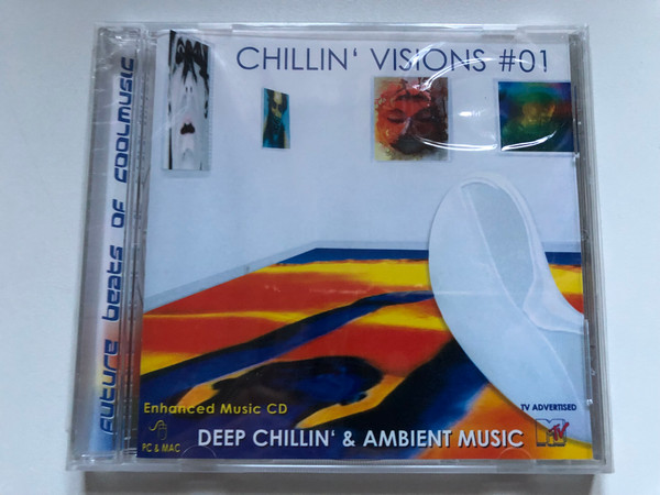 Chillin' Visions #01 / Enhanced Music CD / Deep Chillin & Ambient Music / Future Beats Audio CD 2002 / COOL 02011
