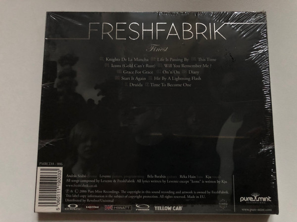 FreshFabrik – Finest / Pure Mint Recordings Audio CD 2006 / PMRCDA-006