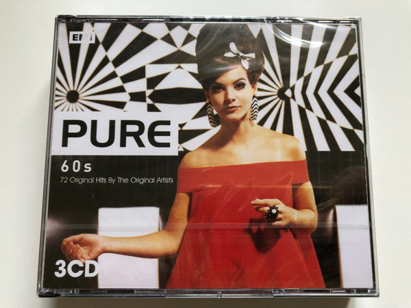 Pure 60s - 72 Original Hits By The Original Artists / EMI 3x Audio CD 2007 / 5099950829224