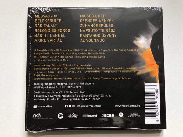 Hiperkarma – A Napsütötte Rész / Interwurlitzer Audio CD 2018 / IW003