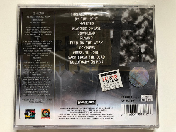 Obituary – Back From The Dead / Includes CD Rom Bonus Track (Videos Live Footage Animation) / Roadrunner Records Audio CD 1997 / RR 8831-2 