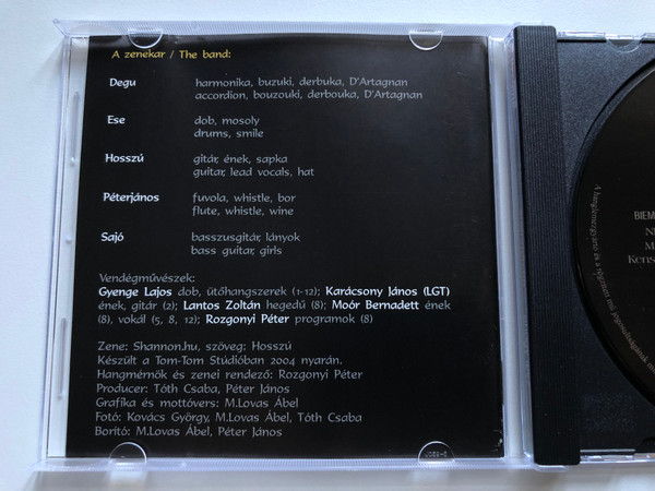 Shanon.hu - ahogy lesz / NarRator Records Audio CD 2004 / NRR044