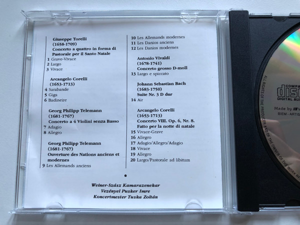 Classical Selection Christmas Album from Samsung / Karácsonyi üdvözlet a Samsungtól / Samsung Electronics Audio CD 1994 Stereo / SAMCD 94.1 