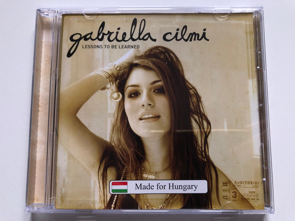  Gabriella Cilmi – Lessons To Be Learned  Universal Records  2008 Audio CD 