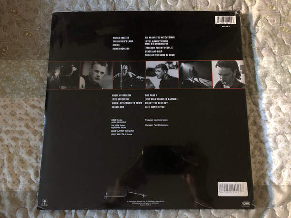 U2 – Rattle And Hum / Island Records 2x LP 1988 / 842 299-1 