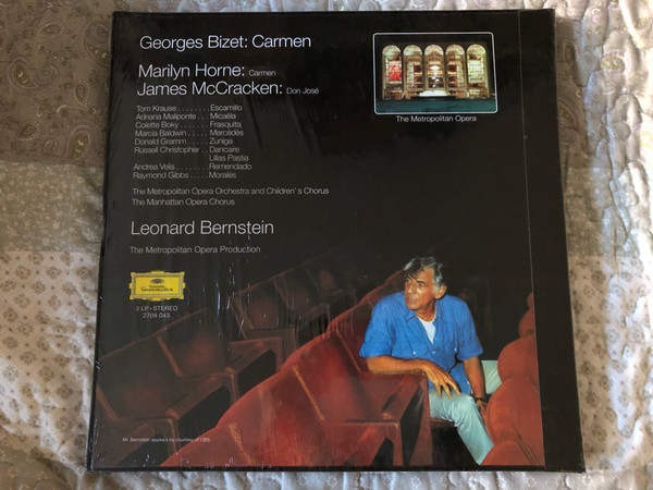 Marilyn Horne, James McCracken in the Metropolitan Opera Production of Carmen - Georges Bizet - Leonard Bernstein / Deutsche Grammophon 3x LP, Box Set / 2709 043 / Speakers Corner Records