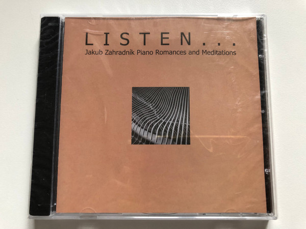 Listen... - Jakub Zahradnik Piano Romances and Meditations / Pagat Ultimo Musical Productions 2x Audio CD 2008 / PUMP-001