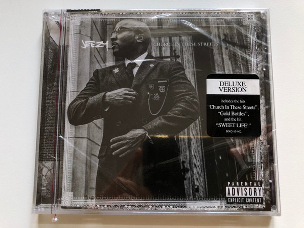 Jeezy – Church In These Streets / Deluxe Version, includes the hits ''Church In These Streets'', ''Gold Bottles'' and the hit ''Sweet Life'' / Def Jam Recordings Audio CD 2015 / B0024134-02