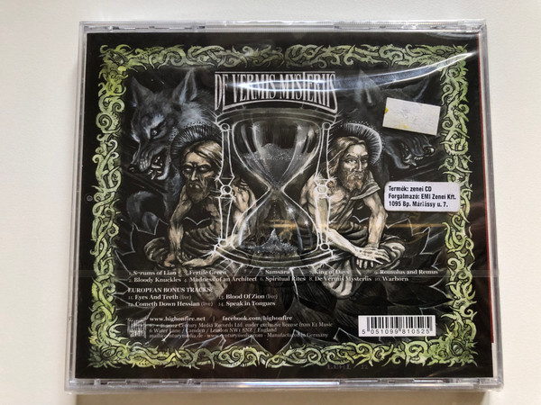 High On Fire – De Vermis Mysteriis / Special Edition Incl. 4 Bonus Tracks. Produced By Kurt Ballou Of Converge! / Century Media Audio CD 2012 / 9981052