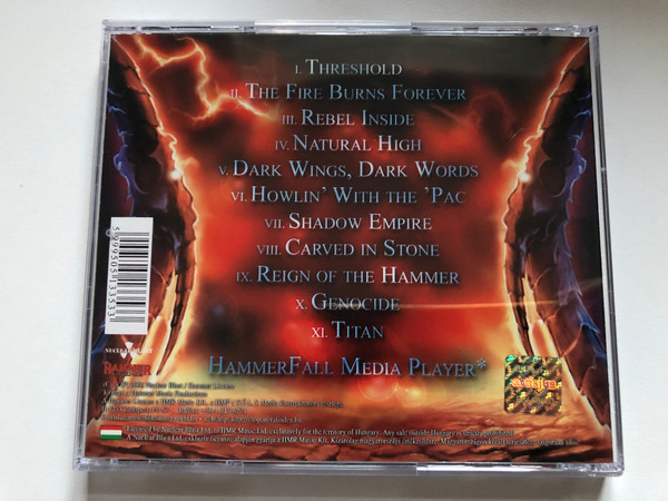 HammerFall – Threshold / Hammer License Audio CD 2006 / HMRCD-NB1752