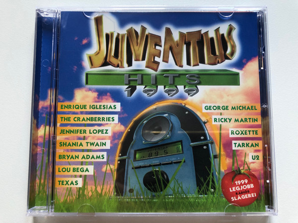 Juventus Hits 1999 / Enrique Iglesias, The Cranberries, Jennifer Lopez, Shania Twain, Bryan Adams, Lou Bega, Texas, George Michael, Ricky Martin, Roxette, Tarkan, U2 / Universal Music Audio CD 1999 / 545 384-2