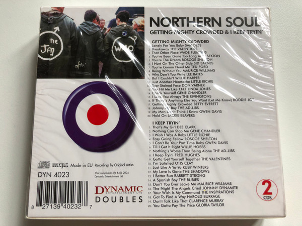 Northern Soul - Getting Mighty Crowded & I Keep Tryin' / Dynamic Doubles / Double Album / Dynamic 2x Audio CD 2004 / DYN 4023