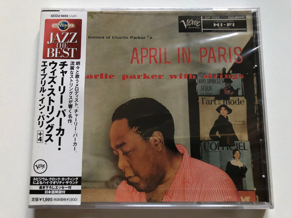 Charlie Parker With Strings – April In Paris / The Genius Of Charlie Parker #2 / Verve Records Audio CD / UCCU-5033