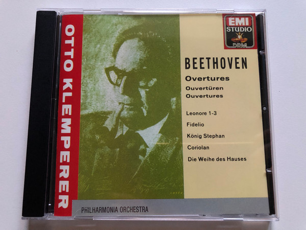 Beethoven - Overtures / Leonore 1-3; Fidelio; Konig Stephan; Coriolan; Die Weihe des Hauses / EMI Studio 1990 Stereo / CDZ 4 79529 2
