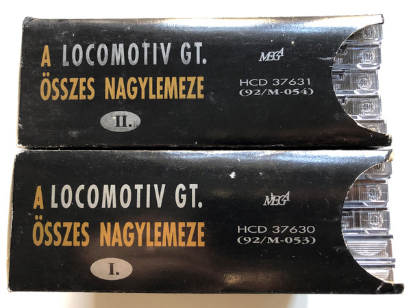 A Locomotiv GT. Összes Nagylemeze I. + Locomotiv GT – A Locomotiv GT. Összes Nagylemeze II. / Mega 2x Box Set, 5x Audio CD + 5x Audio CD 1992 / HCD 37630, HCD 37631