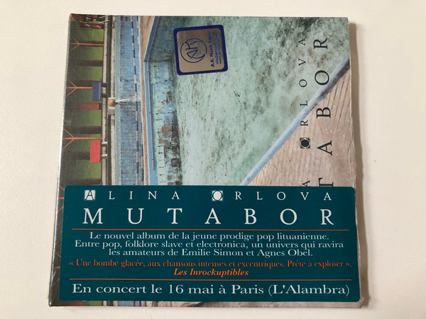 Alina Orlova – Mutabor / En concert le 16 mai a Paris (L' Alambra) / Le nouvel de la jeune prodige pop lituanienne. Entre pop, folklore slave et electronica, un univers qui ravira les amateurs de Emilie Simon / Fargo Records Audio CD / FR21249 