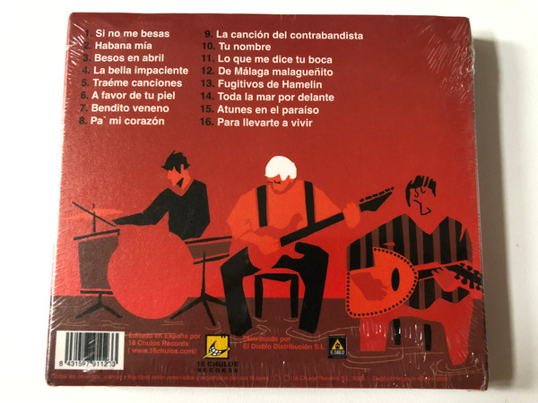 Javier Ruibal – Lo Que Me Dice Tu Boca (Grabado En Directo) / 18 Chulos Records Audio CD 2005 / 91123