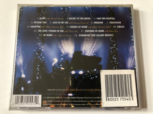 My Romance - An Evening With Jim Brickman / Windham Hill Records Audio CD 2000 / 01934 11557 2
