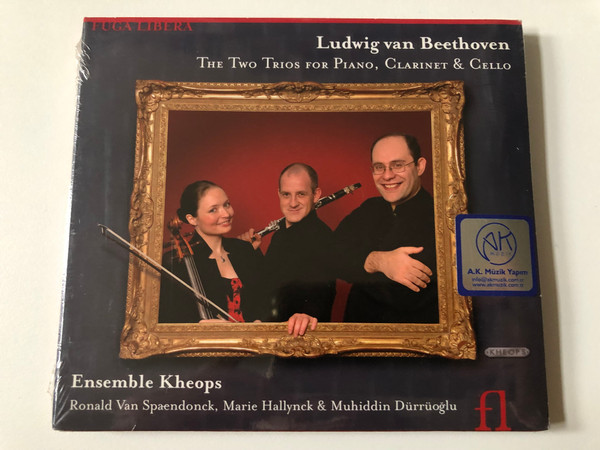 Ludwig van Beethoven - The Two Trios For Piano, Clarinet & Cello - Ensemble Kheops / Ronald Van Spaendonck, Marie Hallynck & Muhiddin Durruoglu / Fuga Libera Audio CD 2008 / FUG535