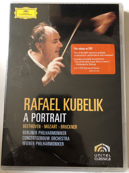 Rafael Kubelik - A Portrait - Beethoven, Mozart, Bruckner / Berliner Philharmoniker, Concertgebouw Orhestra, Wiener Philharmoniker / First release on DVD / Deutsche Grammophon 2x DVD Video CD 2007 / 00440 073 4325 