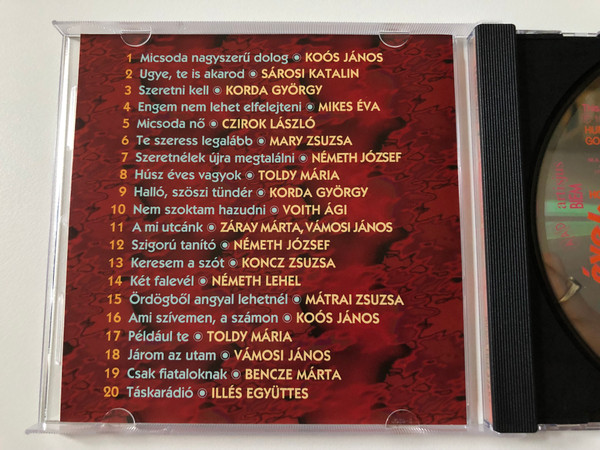 Legendák 3. - A Hatvanas Évek No. 1 / A Mi Utcánk; Micsoda Nagyszerű Dolog; Járom Az Utam; Ugye, Te Is Akarod?; Es meg 16 slager / Mega Audio CD 1992 / HCD 37657 (5991813765727)