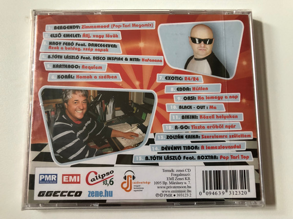 B. Tóth László – Retro Pop Tarisznya / Kozremukodok: Spigiboy, Devenyi Tibor, Eros Attila / Retrobbano Slagerek Ujraenekelve Es Ujrahangszerelve!!! / Private Moon Records Audio CD / PMR 393123 2