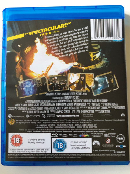 Director's Cut - Wathcmen / Who Will Save Us Now? / Paramount Pictures Blu-ray Disc 2009 / BSP 2213