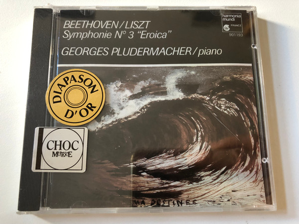 Beethoven, Liszt - Symphonie No. 3 ''Eroica'' - Georges Pludermacher (piano) / Harmonia Mundi France Audio CD 1986 / HMC 901193