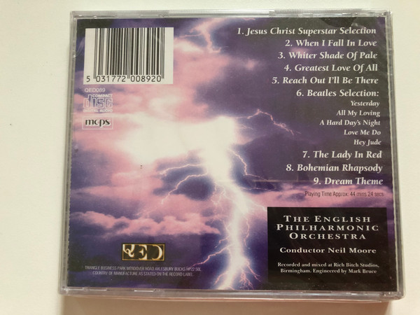 Philharmonic Rock - The English Philharmonic Orchestra - Conductor: Neil Moore / QED Audio CD / QED089