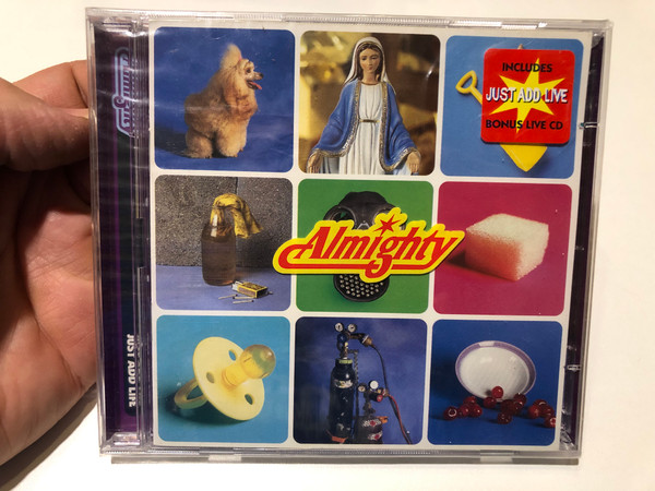 Almighty – Just Add Life / Includes Just Add Live, Bonus Live CD / Raw Power 2x Audio CD 1996 / RAW CD 118