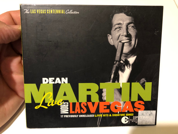 Dean Martin – Live From Las Vegas / 17 Previously Unreleased Live Hits & Signature Songs / The Las Vegas Centennial Collection / Capitol Records Audio CD 2005 / 72435-60394-2-1 