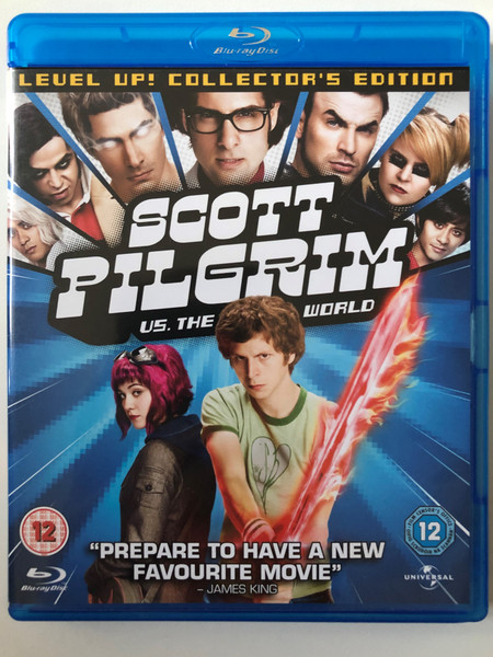 Scott Pilgrim vs. The World / Level Up! Collector's Edition / ''Prepare To Have A New Favourite Movie'' James King / Universal Studios Blu-ray Disc 2010 / 827 670 9