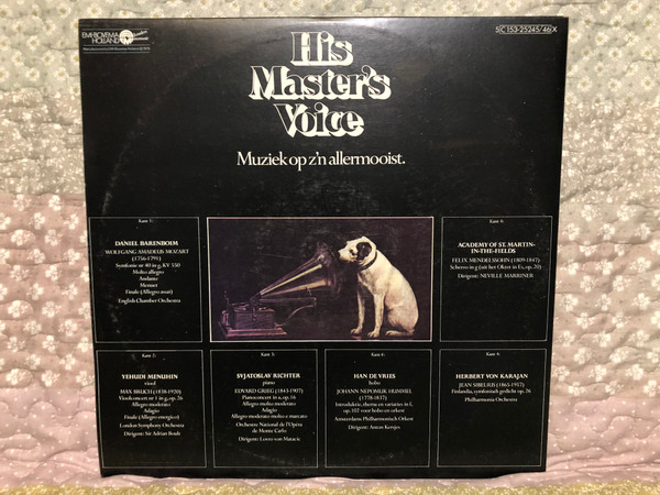 His Master's Voice Presenteert: De Grootste Dirigenten En De Meest Vermaarde Solisten Van Deze Tijd. Drie Complete Concerten En Drie Luisterrijke Toegiften. / His Master's Voice 2x LP / 5C 153-25245/46X 
