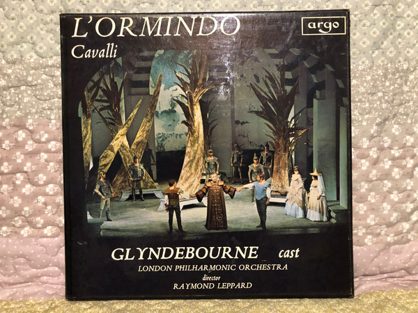 L'Ormindo: Cavalli - Glyndebourne cast, London Philharmonic Orchestra, director: Raymond Leppard / Argo 3x LP Stereo, Box Set 1969 / ZNF 8-10