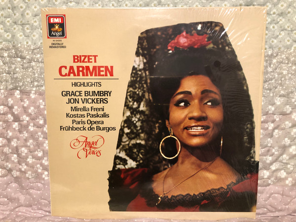 Bizet: Carmen (Highligts) - Grace Bumbry, Jon Vickers, Mirella Freni, Kostas Paskalis, Paris Opera Fruhbeck de Burgos / Angel Voices / Angel Records LP / AV-34005