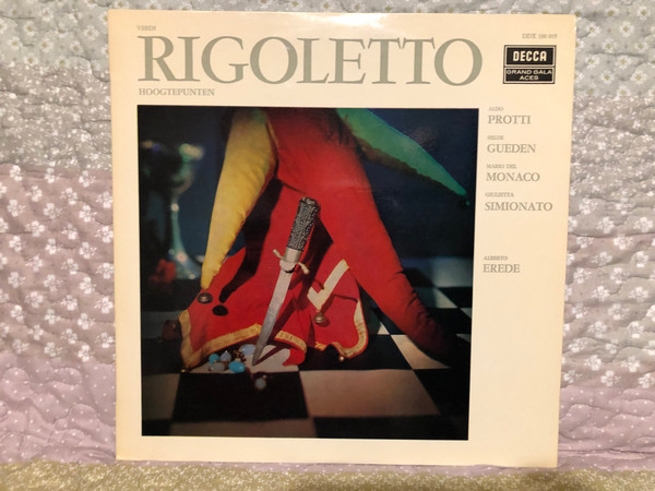 Verdi: Rigoletto Hoogtepunten - Aldo Protti, Hilde Gueden, Mario del Monaco, Giulietta Simionato, Alberto Erede / Grand Gala Aces / Decca LP / DDX 190 015