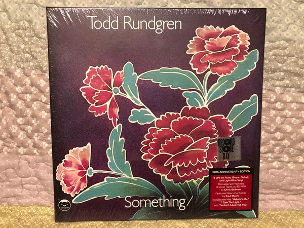 Todd Rundgren – Something/Anything? / 50th Anniversary Edition / 4 LPs on Ruby, Grape, Cobalt, and Light-Blue Vinyl / Remastered From the Original Tapes at 45 RPM by Chris Bellman / Bearsville 4x LP 2022 / RCV1 71107