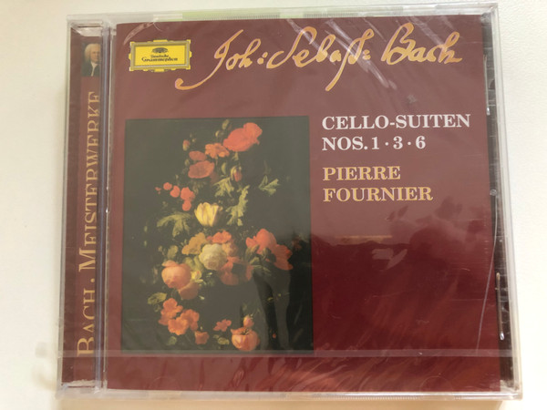 Joh. Sebas. Bach - Cello-Suiten Nos. 1, 3, 6 - Pierre Fournier / Deutsche Grammophon Audio CD Stereo / 463 024-2