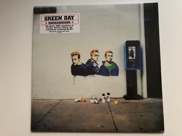 Green Day – Shenanigans / The Band's 2002 compilation of B-sides, Rarities, Covers, and a previously unreleased Ha Ha! / Reprise Records LP / 1-48208 (K1)