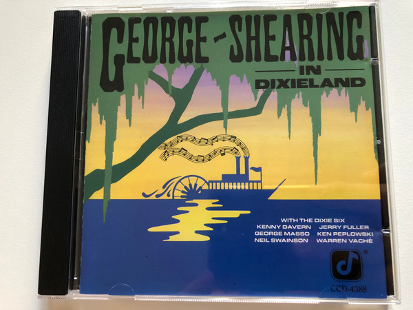 George Shearing – In Dixieland / With The Dixie Six, Kenny Davern, Jerry Fuller, George Masso, Ken Peplowski, Neil Swainson, Warren Vache / Concord Jazz Audio CD 1989 / CCD-4388