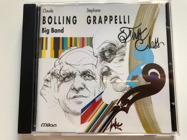 Claude Bolling Big Band, Stéphane Grappelli – First Class / Éditions Milan Music Audio CD 1992 / 7432112252-2 