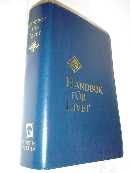 Swedish Life Application Study Bible / Handbok For Livet / Gospel Media Blue Cover